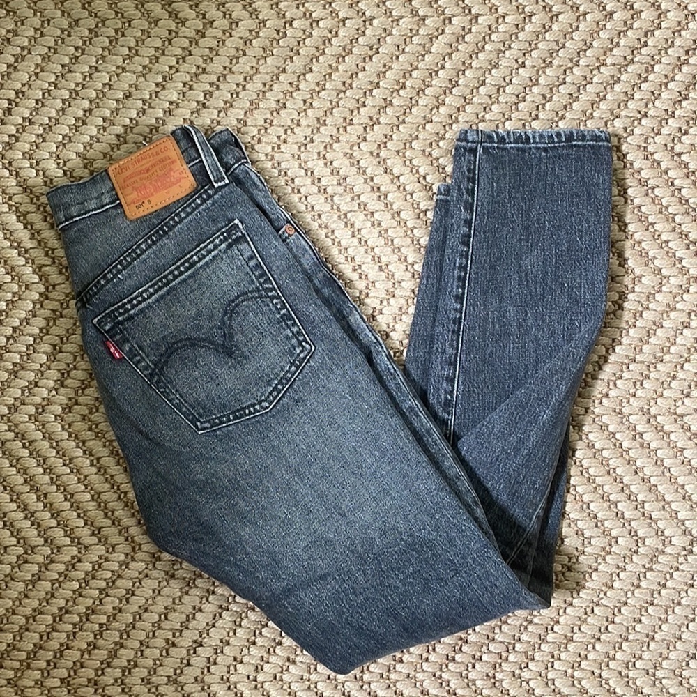 Levi's 501 - Slim denim jeans Black Wash - 24x28